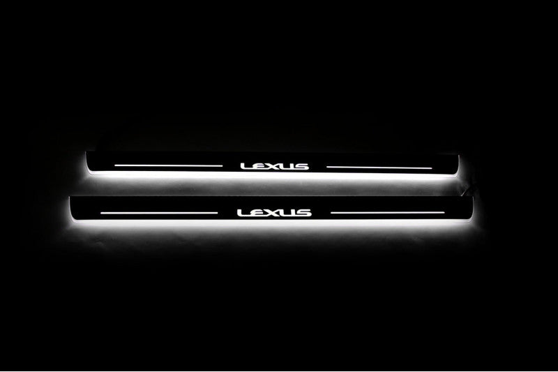 Lexus GS III 2005-2012 Door Sill Lights With Logo Lexus Lexus Led Door Sills opdesign