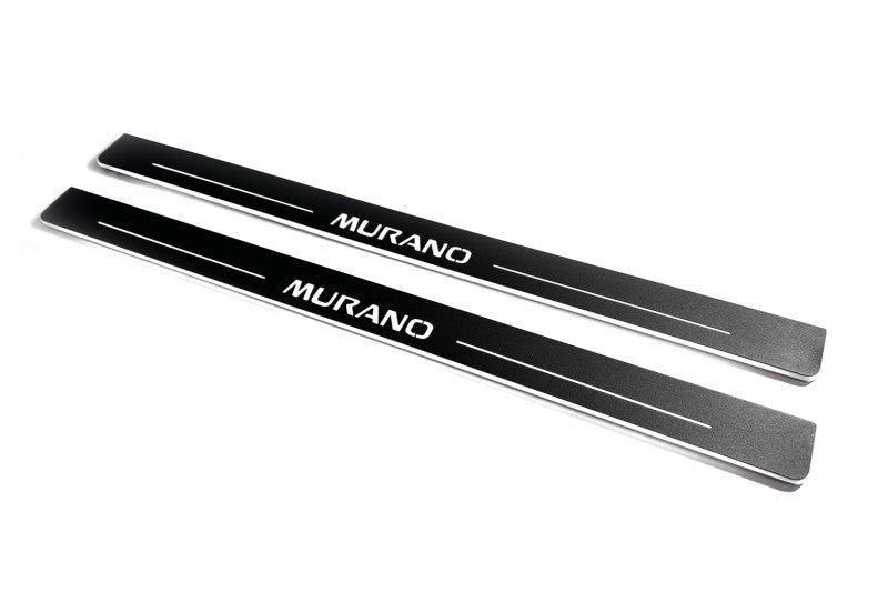 Nissan Murano II 2008-2014 LED Door Sills With Logo Murano Nissan Led Door Sills opdesign