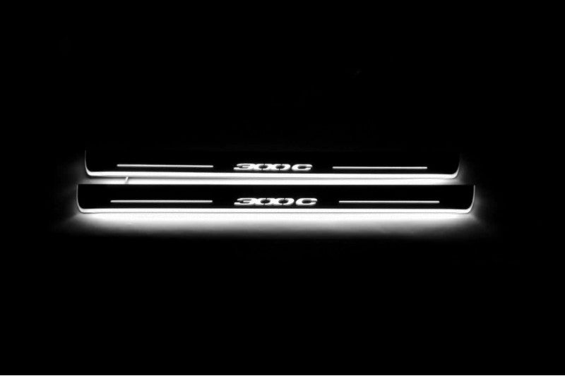 Chrysler 300C II 2011+ Auto Door Sills With Logo 300C