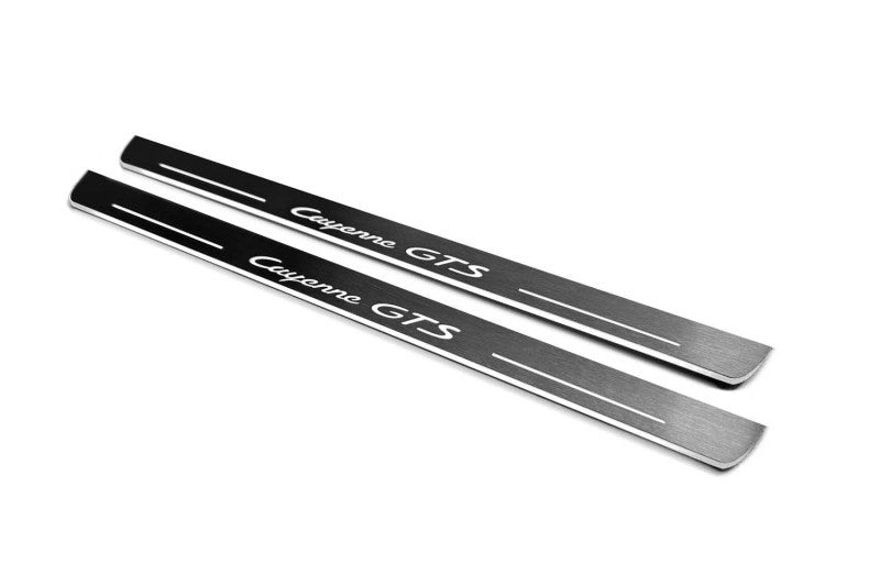 Porsche Cayenne Coupe illuminated door sills with logo Cayenne GTS