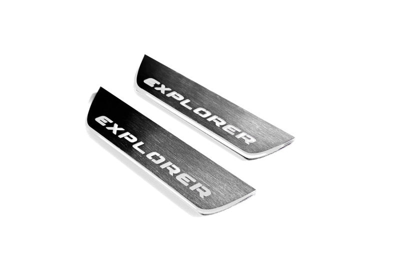 Ford Explorer V 2011-2019 Car Door Sill With Logo Explorer Ford Led Door Sills opdesign