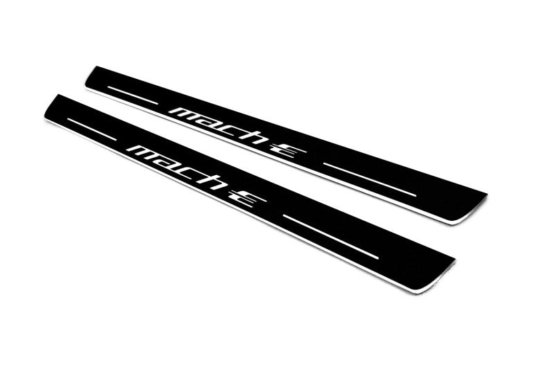 Mustang Mach-E 2020+ LED Door Sills PRO With Logo Mach-E