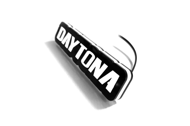 Dodge Illuminated LED Radiator Grille Emblems and Badges with Daytona logo Dodge Led emblems decoinfabric