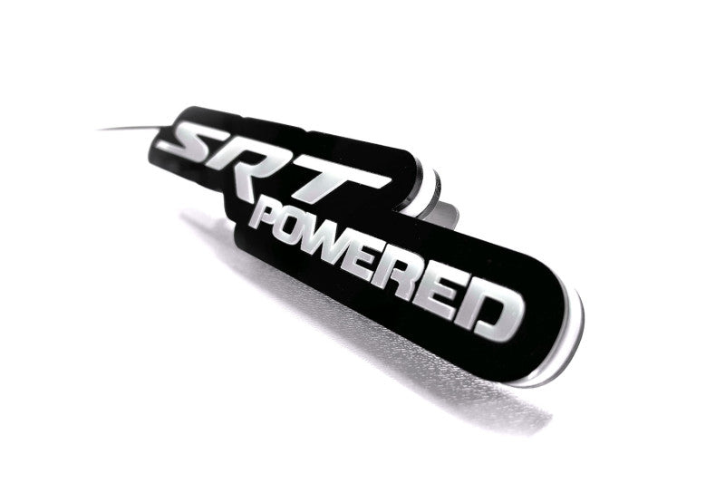 Chrysler Illuminated LED Radiator Grille Emblems and Badges with SRT powered logo Chrysler Led Emblems decoinfabric