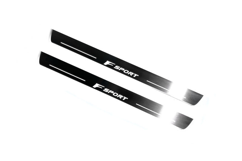 Lexus ES VII 2018+ Door Sill Protectors With Logo F Sport