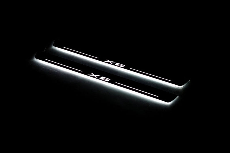 BMW X6 G06 2019+ Car Sill With X6 Logo BMW Led Door Sills opdesign