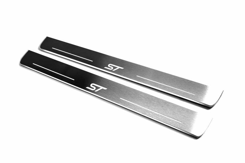 Ford Focus III 2011-2018 Door Sill Led Plate With Logo ST Ford Led Door Sills opdesign