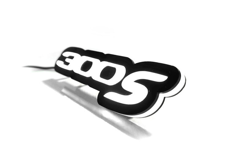 Chrysler Illuminated LED Radiator Grille Emblems and Badges with 300S (type 1) logo Chrysler Led Emblems decoinfabric