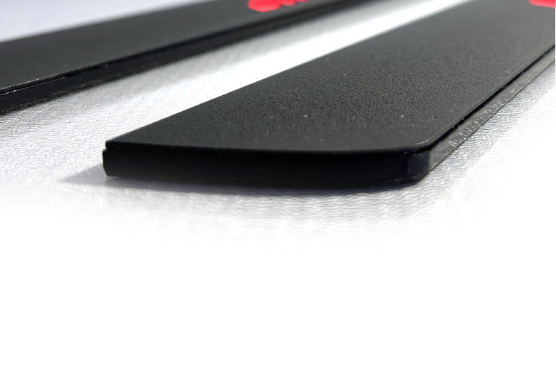 Mercedes C W205 2014-2021 Led Door Sill Pro With Logo AMG C43 (Premium Painting) Mercedes Led Door Sills PRO opdesign