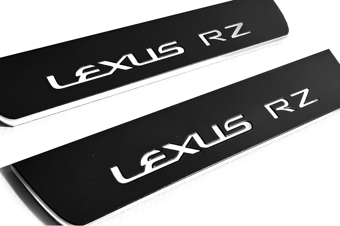 Lexus RZ 2022+ LED Door Sills PRO With Logo Lexus RZ Lexus Led Door Sills opdesign