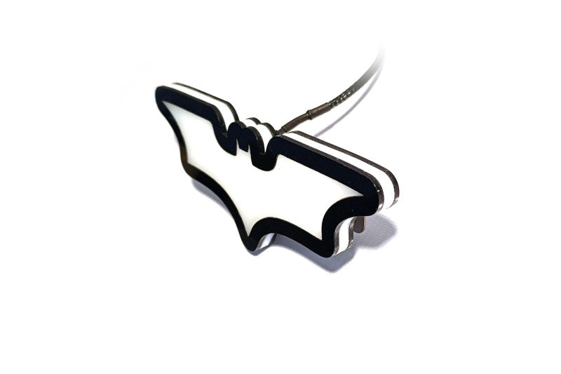 Illuminated LED Radiator Grille Emblems and Badges with Batman logo Custom Led Emblems decoinfabric