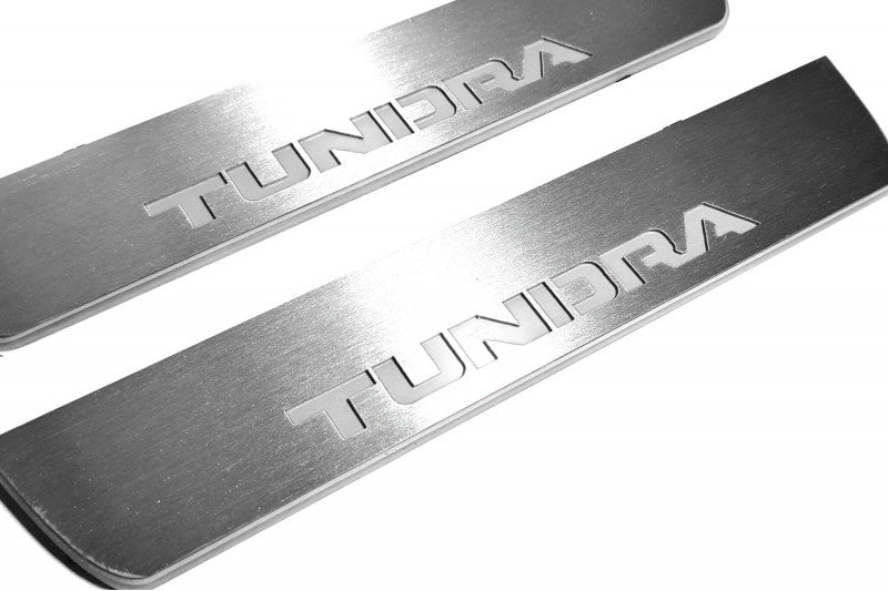 Toyota Tundra II 2007-2013 LED Car Door Sill With Logo Tundra