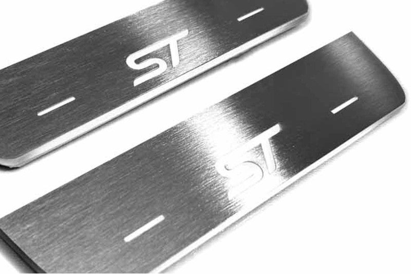 Ford Focus III 2011-2018 Door Sill Led Plate With Logo ST Ford Led Door Sills opdesign