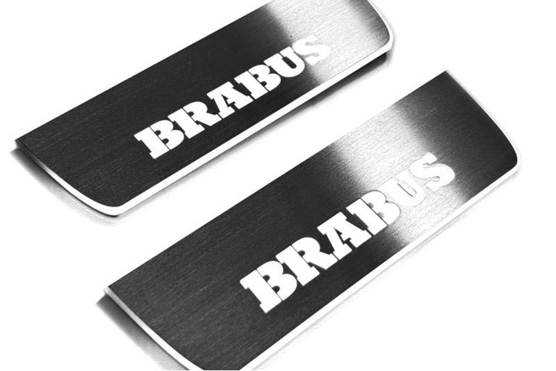 Mercedes E W213 2016-2023 LED Door Sills PRO With Brabus Logo