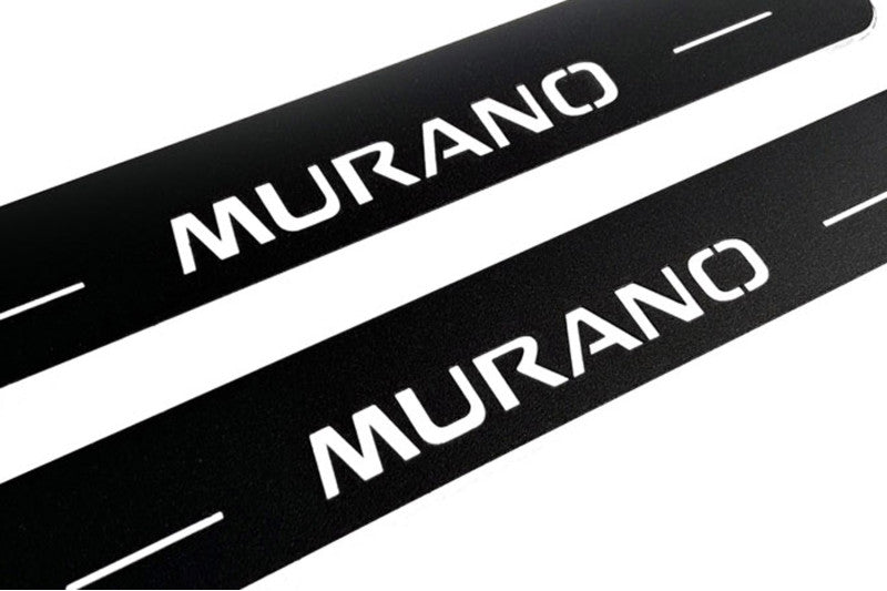 Nissan Murano II 2008-2014 LED Door Sills With Logo Murano Nissan Led Door Sills opdesign