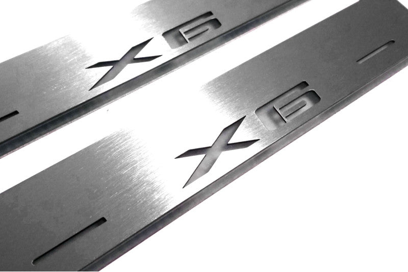 BMW X6 G06 2019+ Car Sill With X6 Logo BMW Led Door Sills opdesign