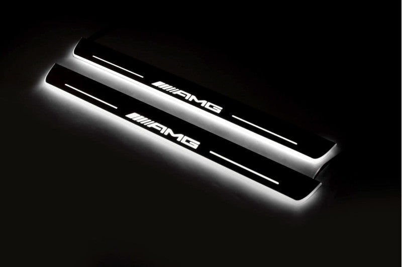 Mercedes S-Class W222 2013-2020 Auto Door Sill Plates With Logo AMG