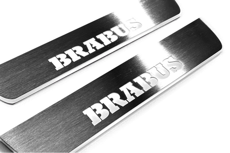 Mercedes S-Class W223 2020+ Auto Door Sill Plates With Logo Brabus
