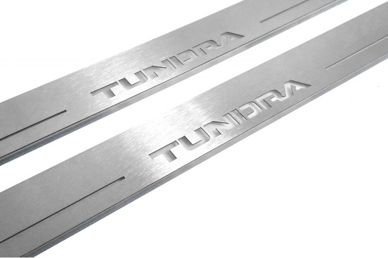 Toyota Tundra II 2007-2013 LED Car Door Sill With Logo Tundra