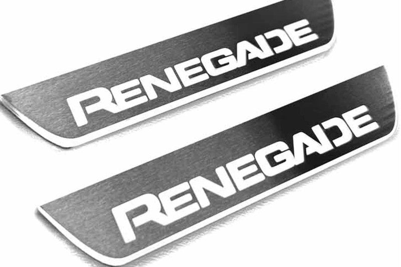 Jeep Renegade 2014+ LED Door Sills With Logo Renegade