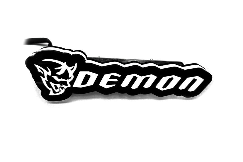 Dodge Illuminated LED Radiator Grille Emblems and Badges with Demon (type 1) logo Dodge Led emblems decoinfabric