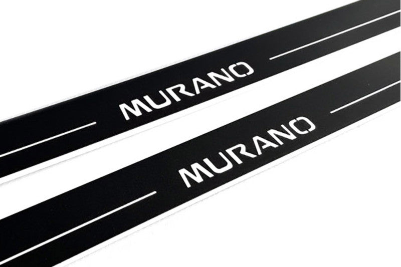 Nissan Murano II 2008-2014 LED Door Sills With Logo Murano Nissan Led Door Sills opdesign