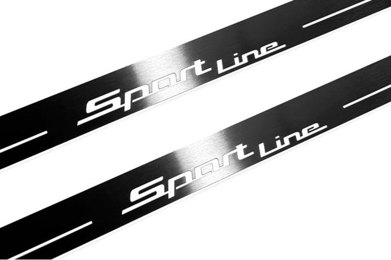 BMW X7 (G07) 2018+ LED Door Sills PRO With Sport Line Logo
