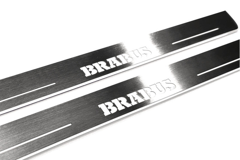 Mercedes GLS I 2015-2019 Led Door Sills With Logo Brabus