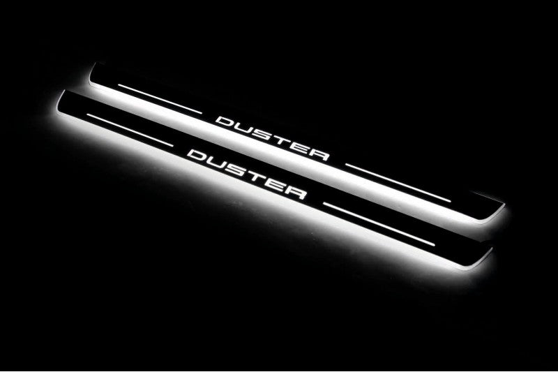 Dacia Duster I 2010-2017 Car Door Sill With Logo Duster Dacia Led Door Sills opdesign