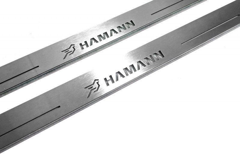 BMW X6 G06 2019+ Car Sill With HAMANN Logo BMW Led Door Sills opdesign