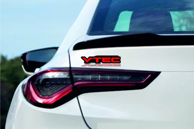 Acura Emblem & Badge Set - Grille and Tailgate VTEC logo