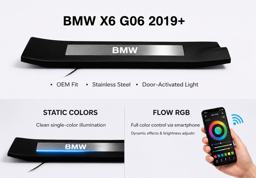 BMW X6 G06 2019+ Car Sill With Logo ///M (Type OEM)