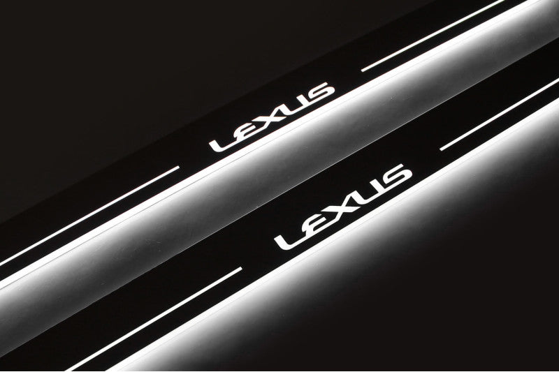Lexus IS IV 2020+ Door Sill Led Plate With Logo Lexus Lexus Led Door Sills opdesign