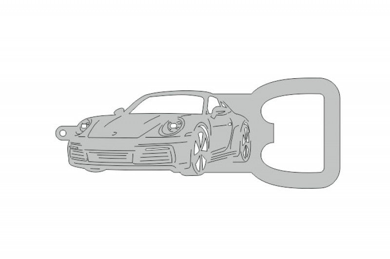Keychain Bottle Opener for Porsche 911 (992) 2019+ Keychains opdesign