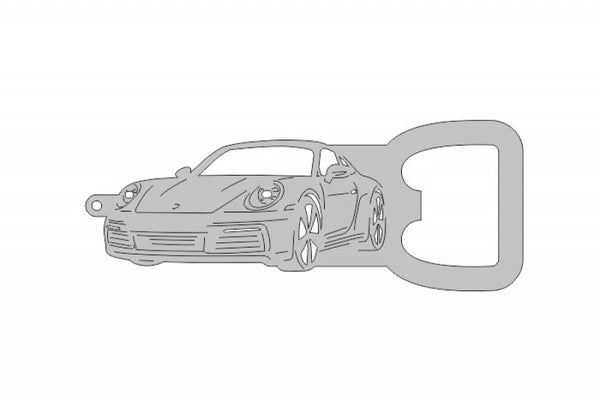 Keychain Bottle Opener for Porsche 911 (992) 2019+