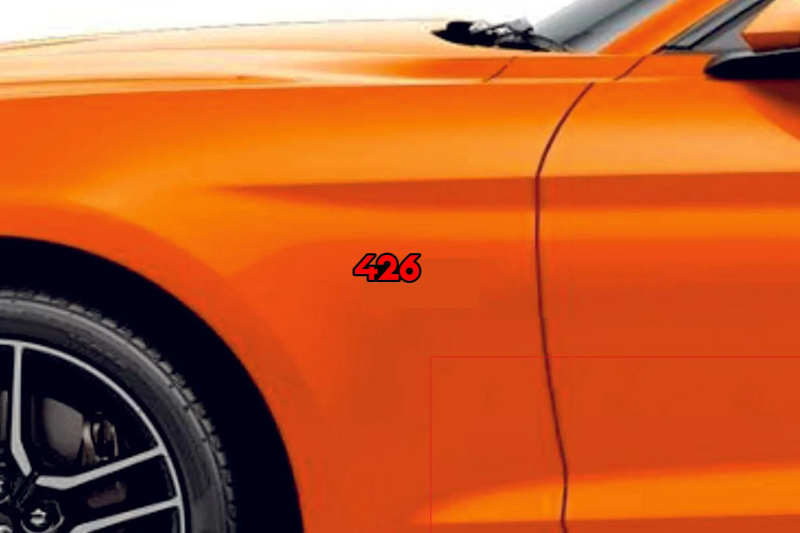 Chrysler emblem for fenders with 426 logo