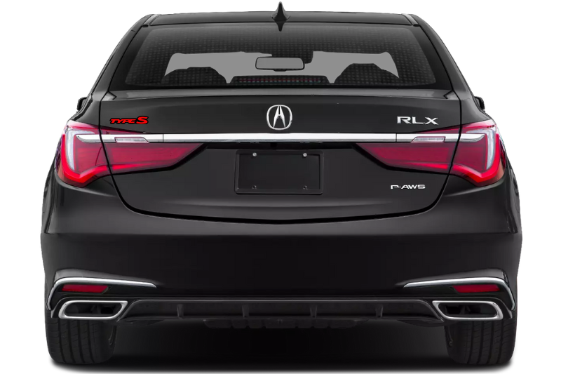 Acura tailgate trunk rear emblem with TypeS logo