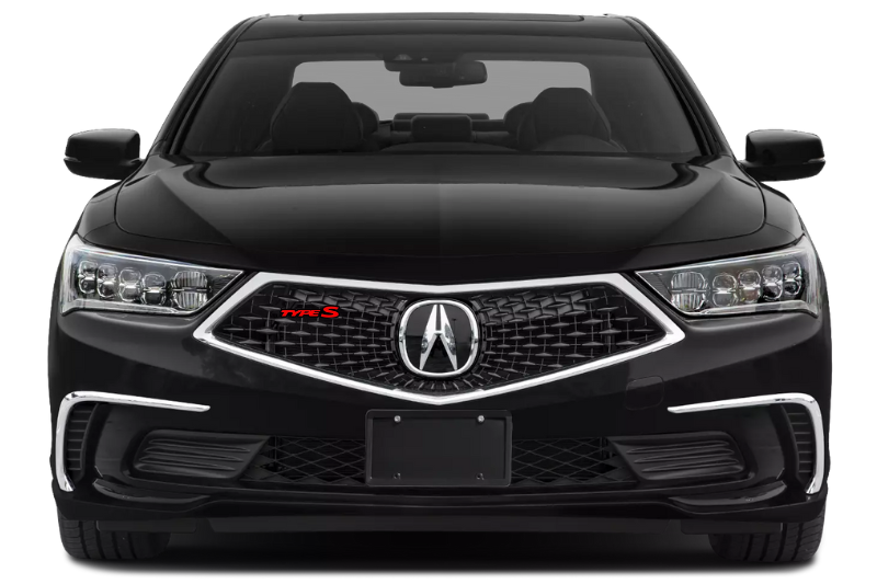 Acura Radiator grille emblem with Type S logo Acura emblems decoinfabric