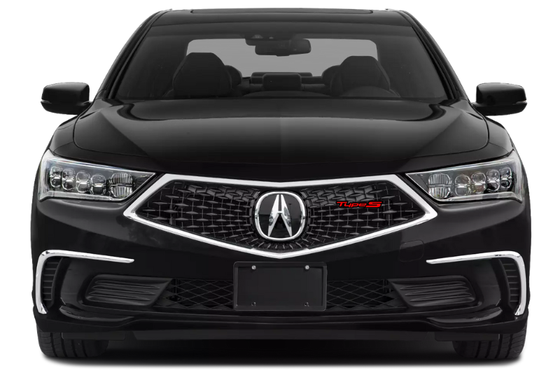 Acura Emblem & Badges set with Type S logo (Type 2) Acura emblems decoinfabric