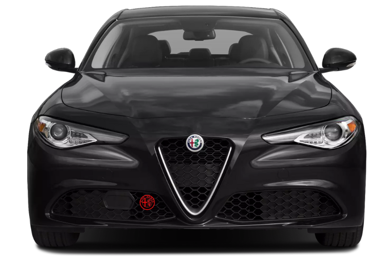 Alfa Romeo Emblem & Badge Set - Grille and Tailgate Alfa Romeo logo Alfa Romeo emblems decoinfabric