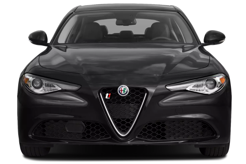 Alfa Romeo Radiator grille emblem with TI logo Alfa Romeo emblems decoinfabric