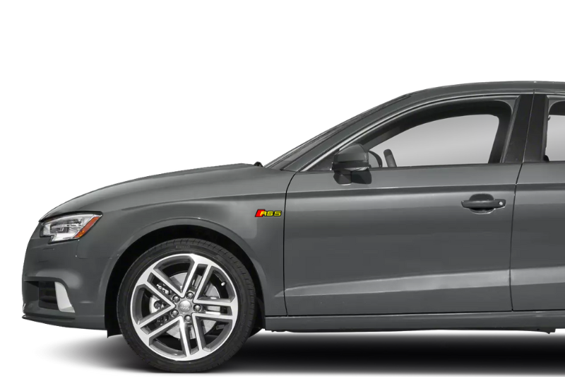 Audi emblem for fenders with RS5 logo Fender decoinfabric