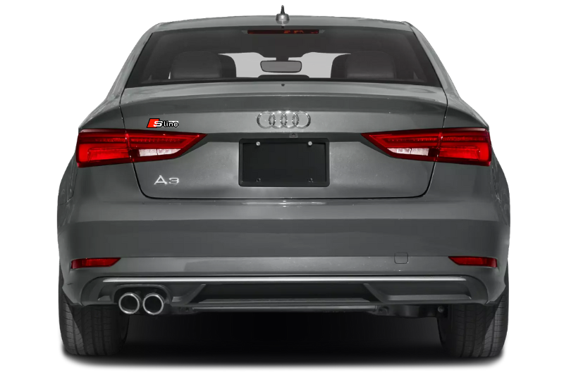 Audi tailgate trunk rear emblem with S Line logo