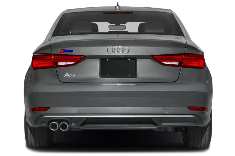Audi Emblem & Badges set with RS6 logo (Type 2) Audi emblems decoinfabric