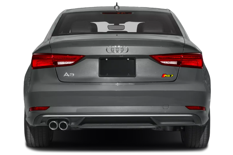 Audi Emblem & Badges set with RS7 logo Audi emblems decoinfabric