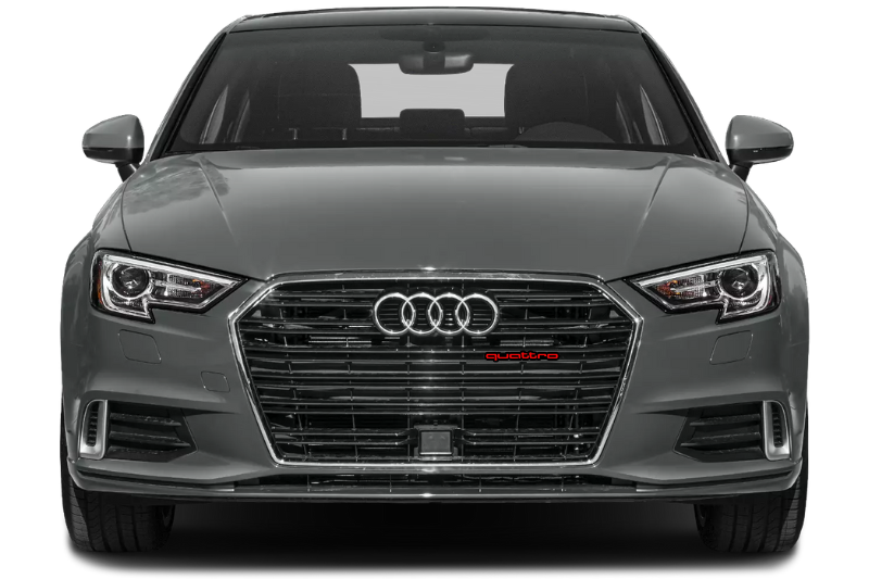 Audi Emblem & Badge Set - Grille and Tailgate Quatro logo