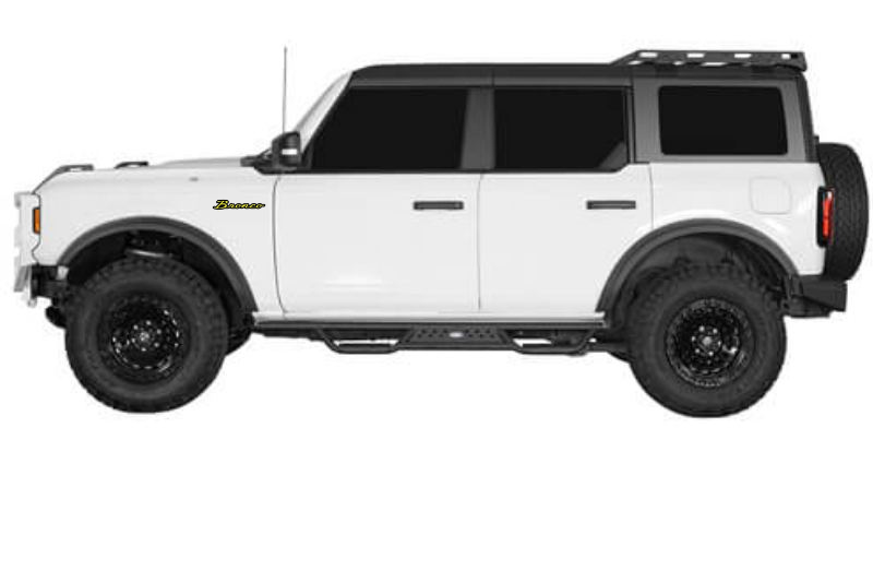 Ford Bronco Emblem & Badges set with Bronco logo Ford emblems decoinfabric