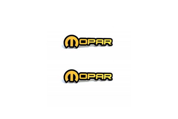 Jeep Emblem & Badge Set - Grille and Tailgate Mopar logo (Type 2)