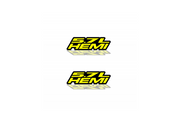 Jeep Emblem & Badge Set - Grille and Tailgate 5.7L Hemi logo Jeep emblems decoinfabric YELLOW
