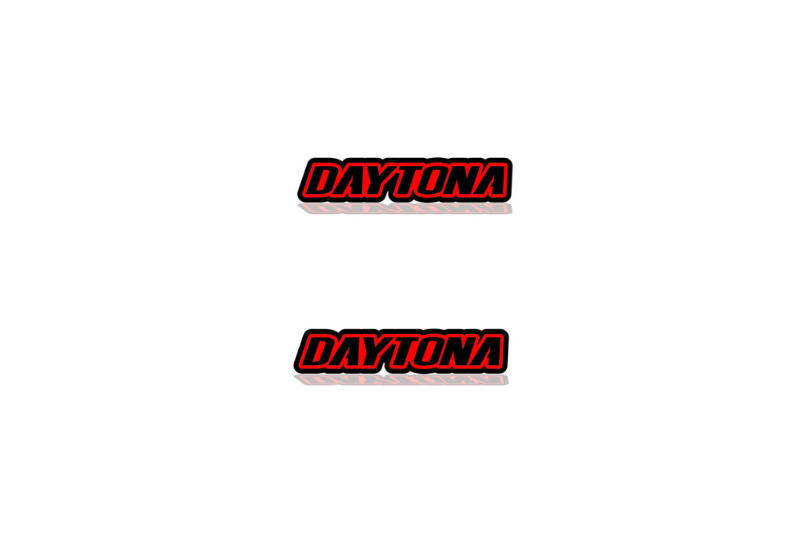 Dodge Emblem & Badge Set - Grille and Tailgate Daytona logo (Type 3)